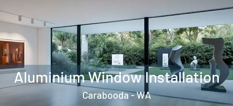 Aluminium Window Installation Carabooda - WA