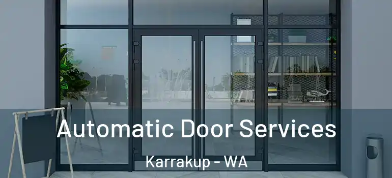 Automatic Door Services Karrakup - WA