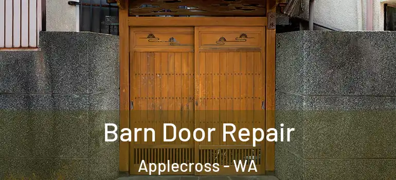  Barn Door Repair Applecross - WA