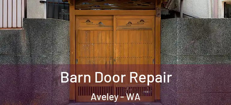 Barn Door Repair Aveley - WA