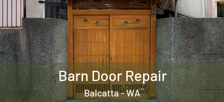 Barn Door Repair Balcatta - WA