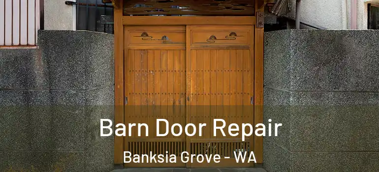 Barn Door Repair Banksia Grove - WA