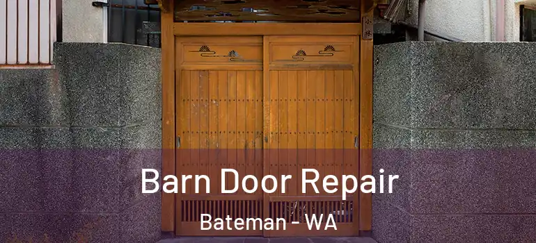 Barn Door Repair Bateman - WA