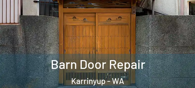  Barn Door Repair Karrinyup - WA