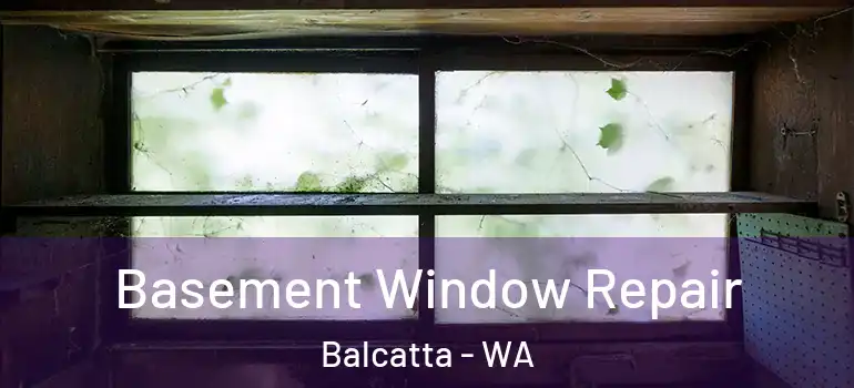  Basement Window Repair Balcatta - WA