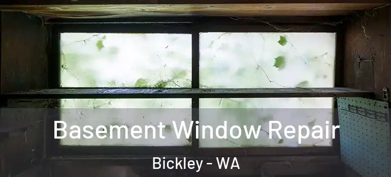 Basement Window Repair Bickley - WA