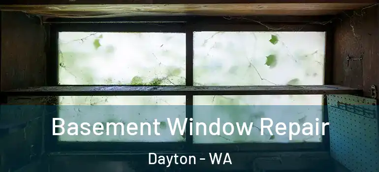  Basement Window Repair Dayton - WA