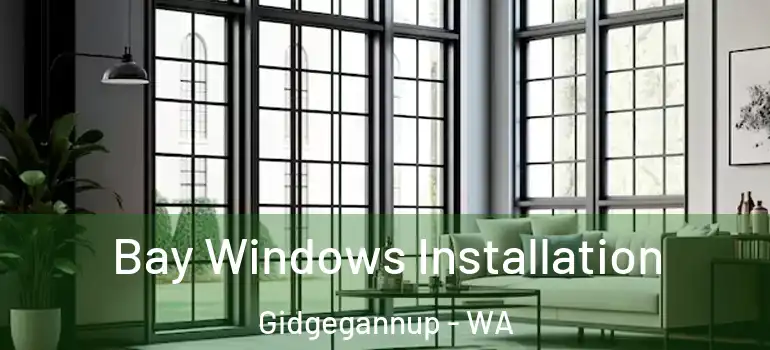 Bay Windows Installation Gidgegannup - WA