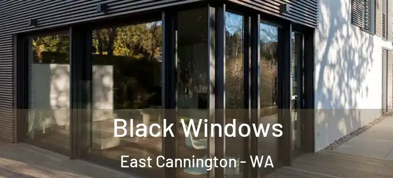  Black Windows East Cannington - WA