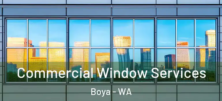  Commercial Window Services Boya - WA