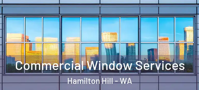  Commercial Window Services Hamilton Hill - WA