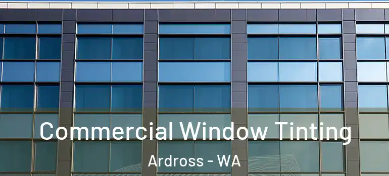 Commercial Window Tinting Ardross - WA