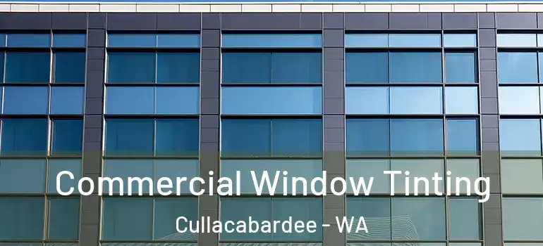 Commercial Window Tinting Cullacabardee - WA