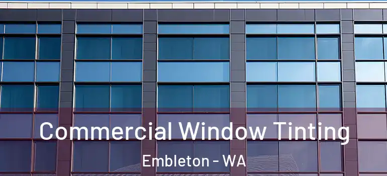 Commercial Window Tinting Embleton - WA