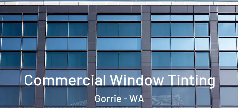 Commercial Window Tinting Gorrie - WA