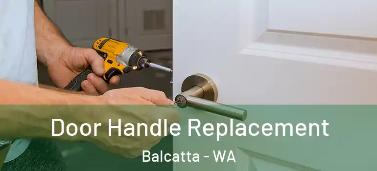 Door Handle Replacement Balcatta - WA