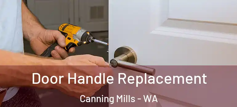 Door Handle Replacement Canning Mills - WA