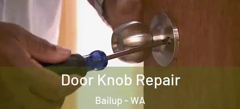  Door Knob Repair Bailup - WA