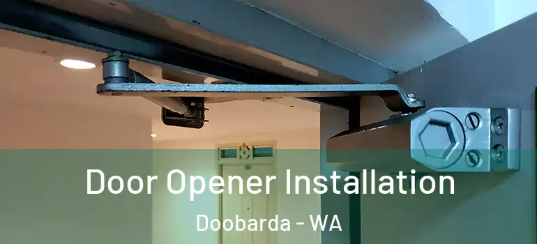  Door Opener Installation Doobarda - WA