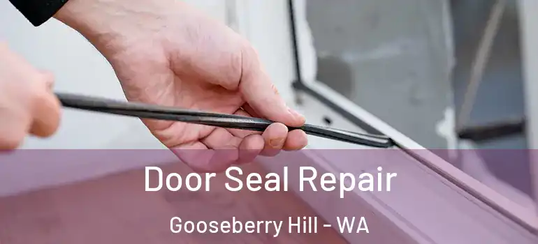 Door Seal Repair Gooseberry Hill - WA