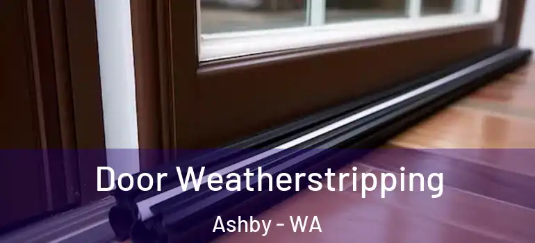 Door Weatherstripping Ashby - WA