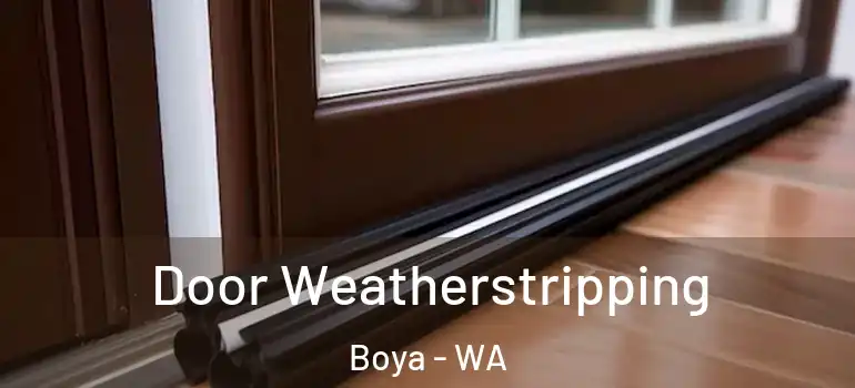 Door Weatherstripping Boya - WA