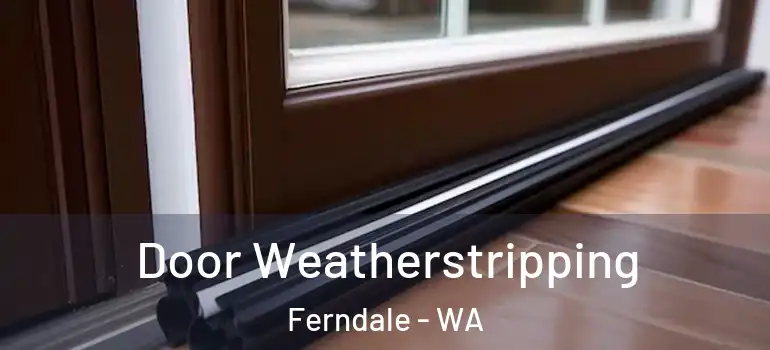Door Weatherstripping Ferndale - WA