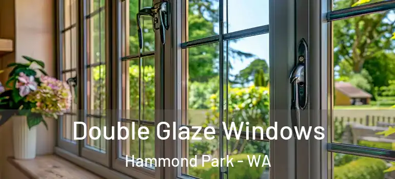 Double Glaze Windows Hammond Park - WA
