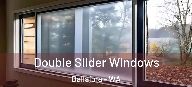 Double Slider Windows Ballajura - WA