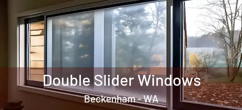 Double Slider Windows Beckenham - WA