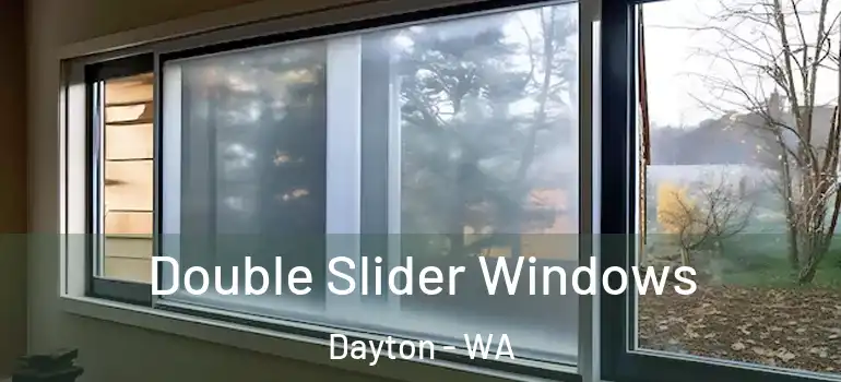 Double Slider Windows Dayton - WA