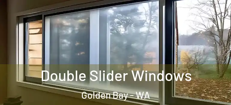 Double Slider Windows Golden Bay - WA