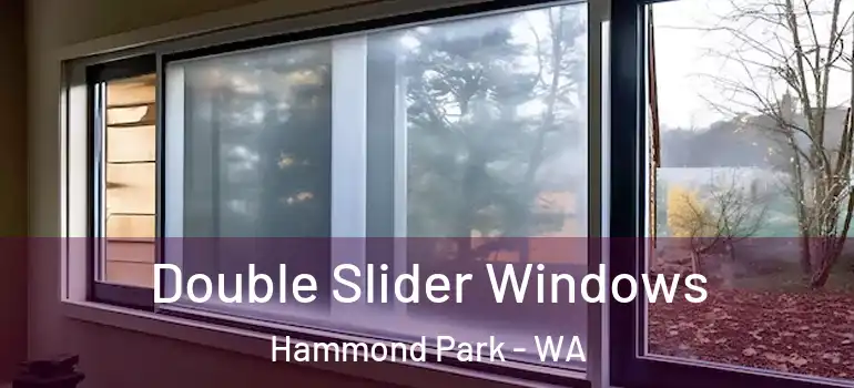 Double Slider Windows Hammond Park - WA