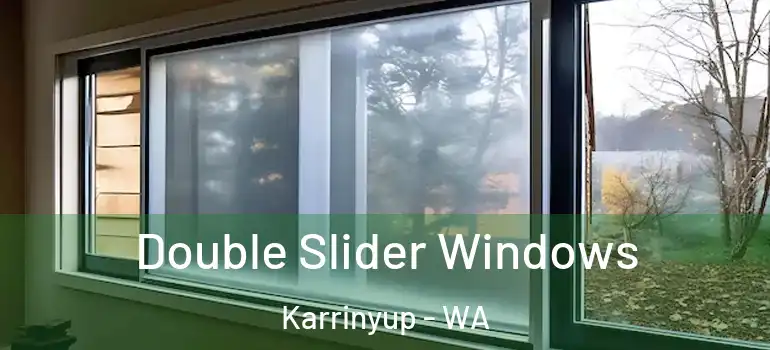 Double Slider Windows Karrinyup - WA