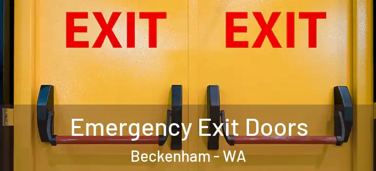  Emergency Exit Doors Beckenham - WA