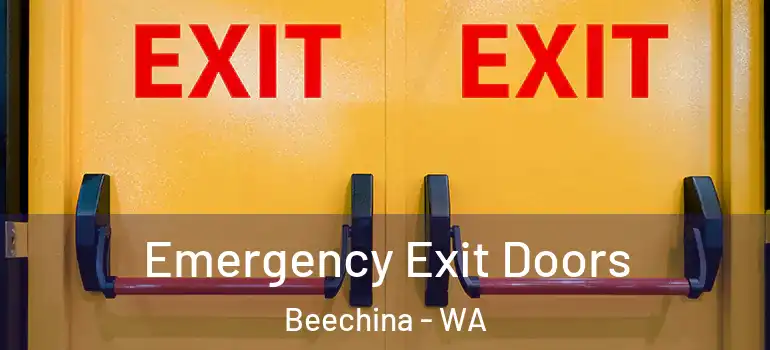 Emergency Exit Doors Beechina - WA