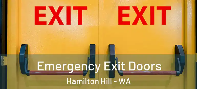  Emergency Exit Doors Hamilton Hill - WA