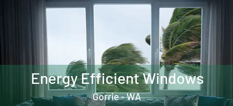 Energy Efficient Windows Gorrie - WA