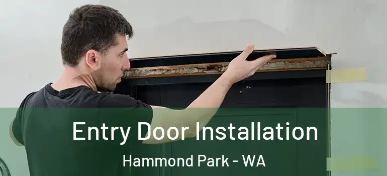 Entry Door Installation Hammond Park - WA
