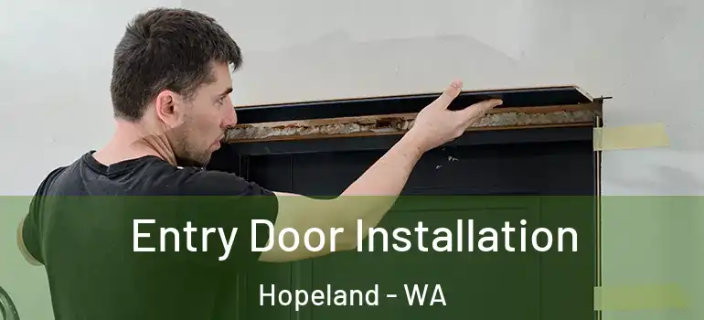  Entry Door Installation Hopeland - WA