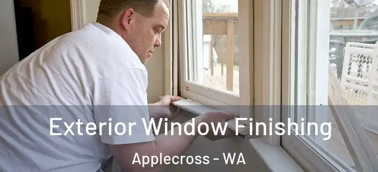  Exterior Window Finishing Applecross - WA