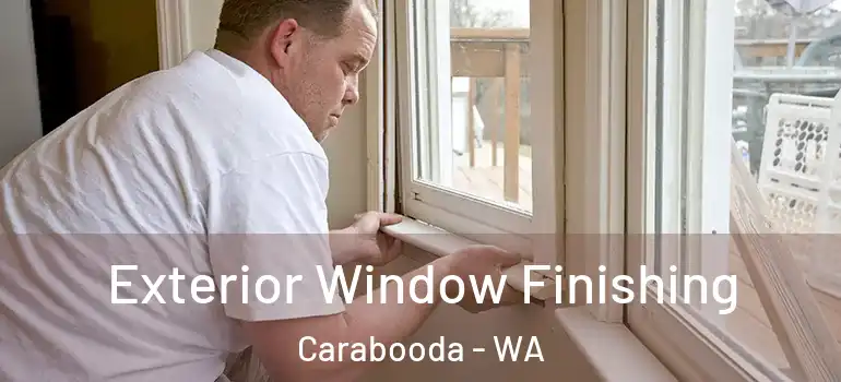 Exterior Window Finishing Carabooda - WA