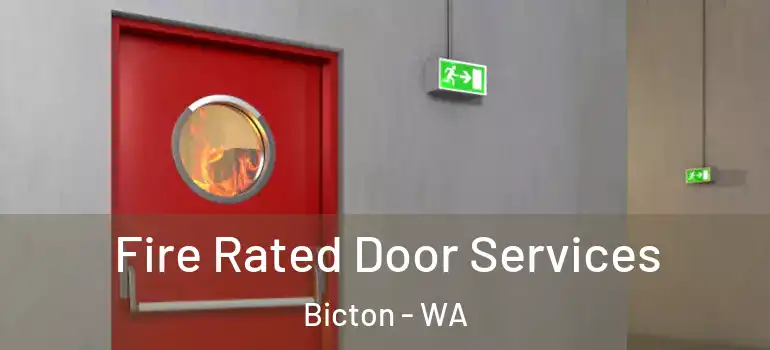  Fire Rated Door Services Bicton - WA