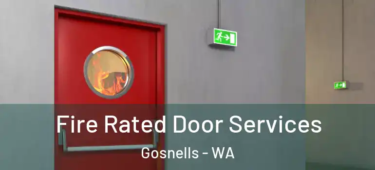  Fire Rated Door Services Gosnells - WA