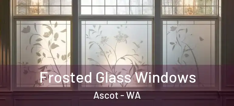  Frosted Glass Windows Ascot - WA