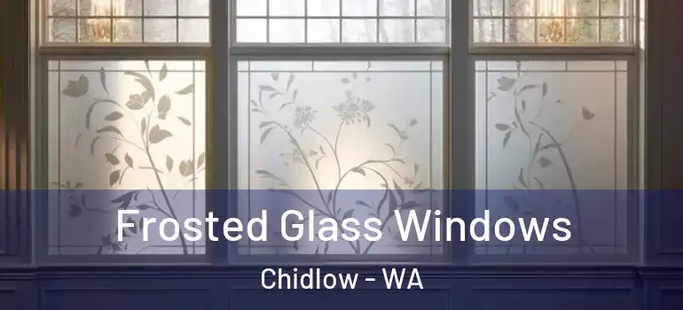  Frosted Glass Windows Chidlow - WA