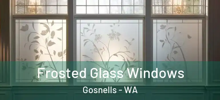  Frosted Glass Windows Gosnells - WA