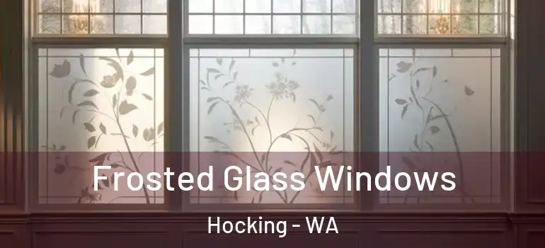 Frosted Glass Windows Hocking - WA