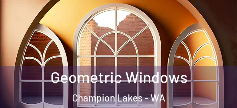  Geometric Windows Champion Lakes - WA