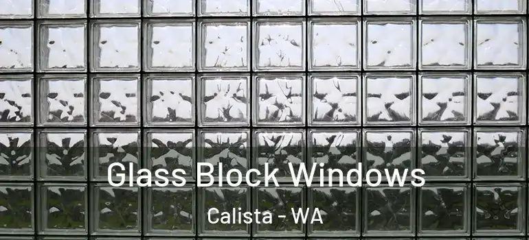 Glass Block Windows Calista - WA